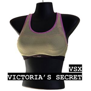VSX Victoria’s Secret multicolored sports active bra top size 32B